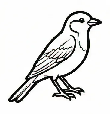 a bird sitting on a branch with a white background 1.webp